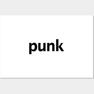 Punk Music Typography Posters and Art